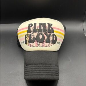Pink Floyd Tour 1968 Snapback Trucker Hat Foam Padded Licensed Hat From 2025